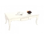 Table basse baroque blanche ROSALA