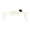 Table basse baroque blanche ROSALA