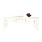 Table basse baroque blanche ROSALA
