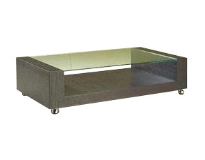 Table basse contemporaine weng&eacute; ULISSE
