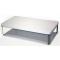 Table basse de salon design NEW JERSEY laqu&eacute;e blanche 