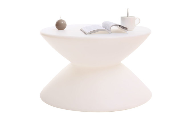 Table basse design blanche IDA