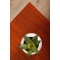 Table basse design laqu&eacute;e blanche et bois GLASGOW