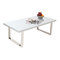 Table basse design laqu&eacute;e blanche HALIFAX