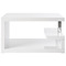 Table basse design laqu&eacute;e blanche REX