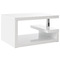 Table basse design laqu&eacute;e blanche REX