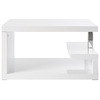 Table basse design laqu&eacute;e blanche REX