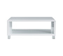 Table basse design laqu&eacute;e blanche ROXY
