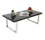 Table basse design laqu&eacute;e noire HALIFAX
