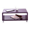 Table basse design laqu&eacute;e violette ROXIE