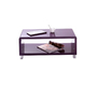 Table basse design laqu&eacute;e violette ROXY