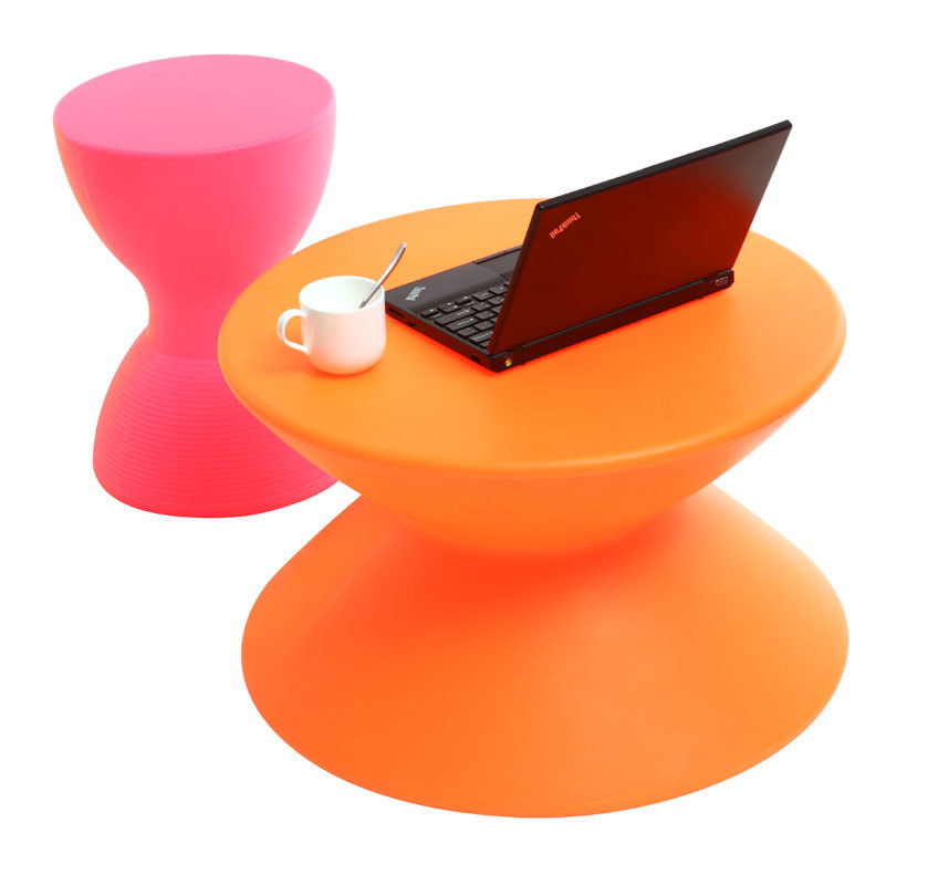 Table basse design orange IDA