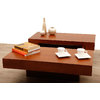 Table basse design plateaux ouvrants LAUREEN
