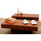 Table basse design plateaux ouvrants LAUREEN
