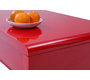 Table basse design relevable laqu&eacute;e rouge LOLA