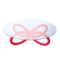 Table basse design verre rouge BUTTERFLY