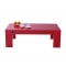 Table basse moderne rouge LILOU