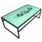 Table basse rectangulaire moderne Flower