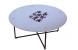 Table basse ronde FLOWER - coloris blanc image 1