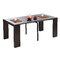 Table console extensible chocolat CALEB
