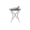 Table d'appoint baroque noir VENEZIA