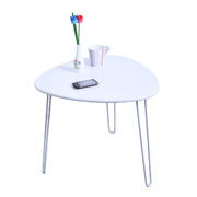 Table d'appoint design blanche LAKEA