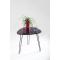 Table d'appoint design noire LAKEA