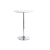 Table de bar blanche ronde James