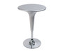 Table de bar design argent ronde John