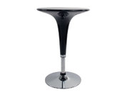 Table de bar noire design ronde John