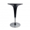 Table de bar noire design ronde John