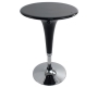Table de bar noire design ronde John