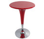 Table de bar rouge design ronde John