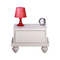 Table de chevet blanche moderne London
