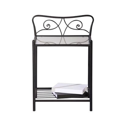 Table de chevet design noir JAZZ