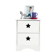Table de chevet enfant blanche ETOILE