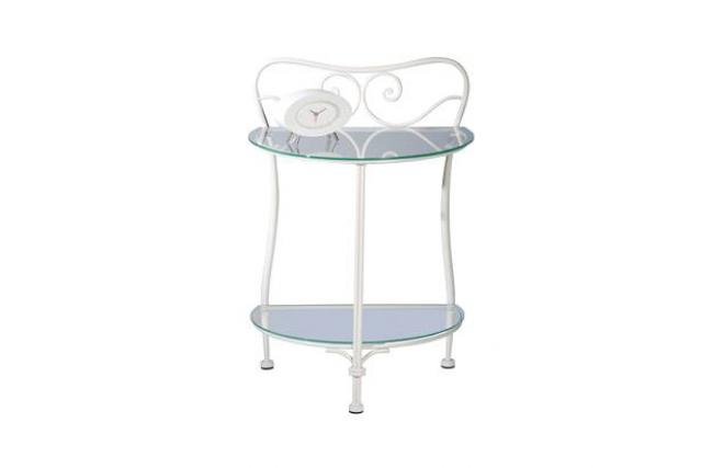 Table de chevet / nuit moderne beige Elyn