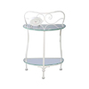 Table de chevet / table de nuit design beige ELYN image pub1