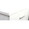 Table de nuit design laqu&eacute;e blanche NOHA