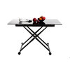 Table design relevable noire NORA