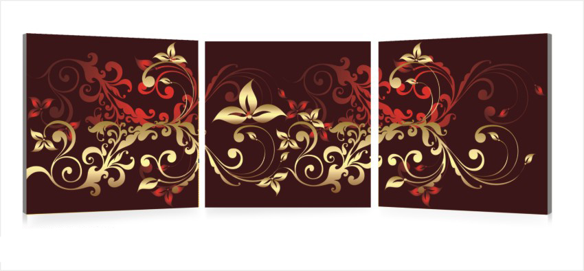 Tableau contemporain Arabesque (lot de 3)