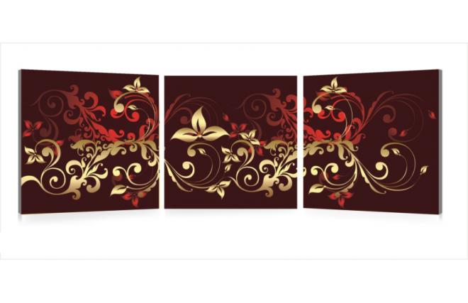 Tableau contemporain Arabesque (lot de 3)