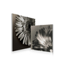 Tableau contemporain Flowers (lot de 2)