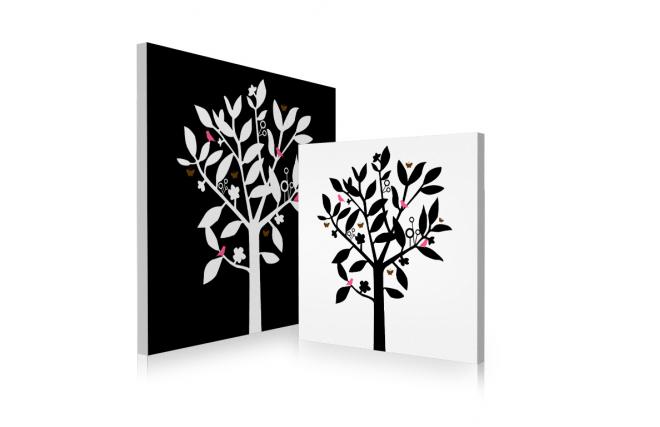 Tableau contemporain Natura (lot de 2)