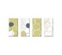 Tableaux design BUBBLES (lot de 4)