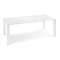 Tables extensible design laqu&eacute;e blanche VIENNA