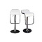 Tabouret de bar / cuisine blanc ANDROMEDE (lot de 2)
