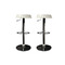 Tabouret de bar / cuisine blanc CAPSULE (lot de 2)