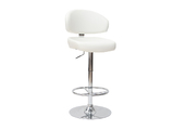 Tabouret de bar / cuisine blanc contemporain NEPTUNE