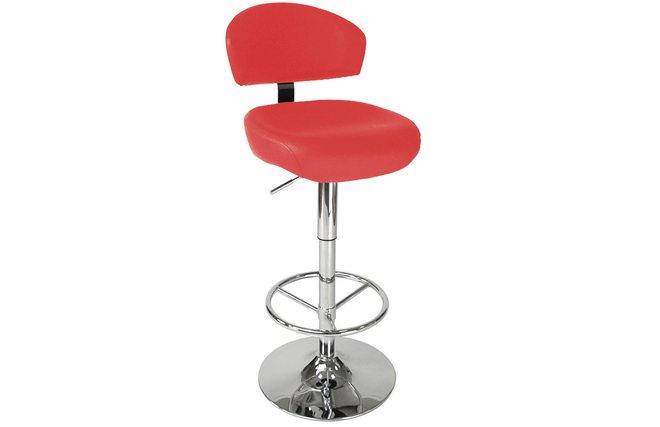 Tabouret de bar / cuisine contemporain rouge NEPTUNE